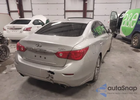 2014 Infiniti Q50 из США, поврежденный, VIN JN1BV7APXEM688977